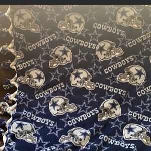 NFL Dallas Cowboys Fleece Stadium Blanket. Dallas Cowboys Handmade and Blanket